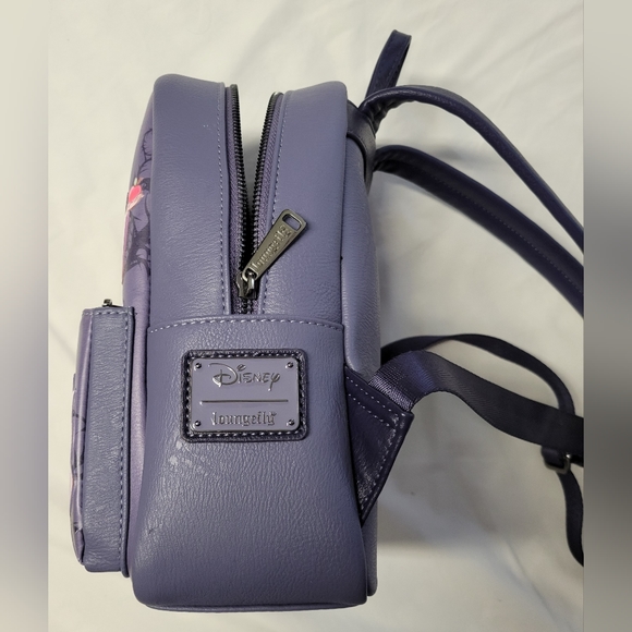 Loungefly Disney Villains Chibi Mini Backpack Purple - Picture 2 of 7